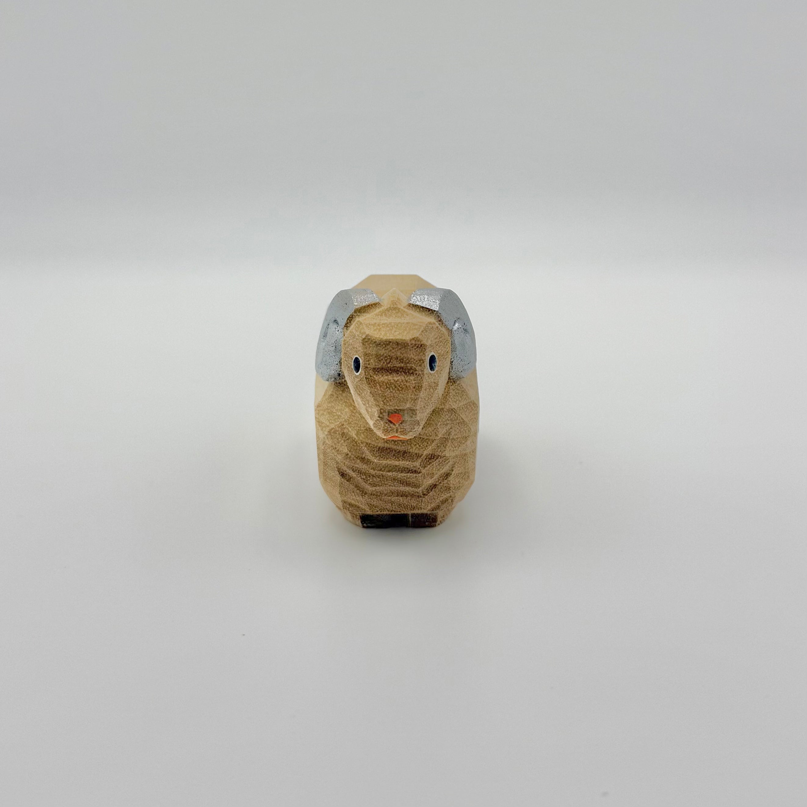 松本明慶工房 干支置物 未 小