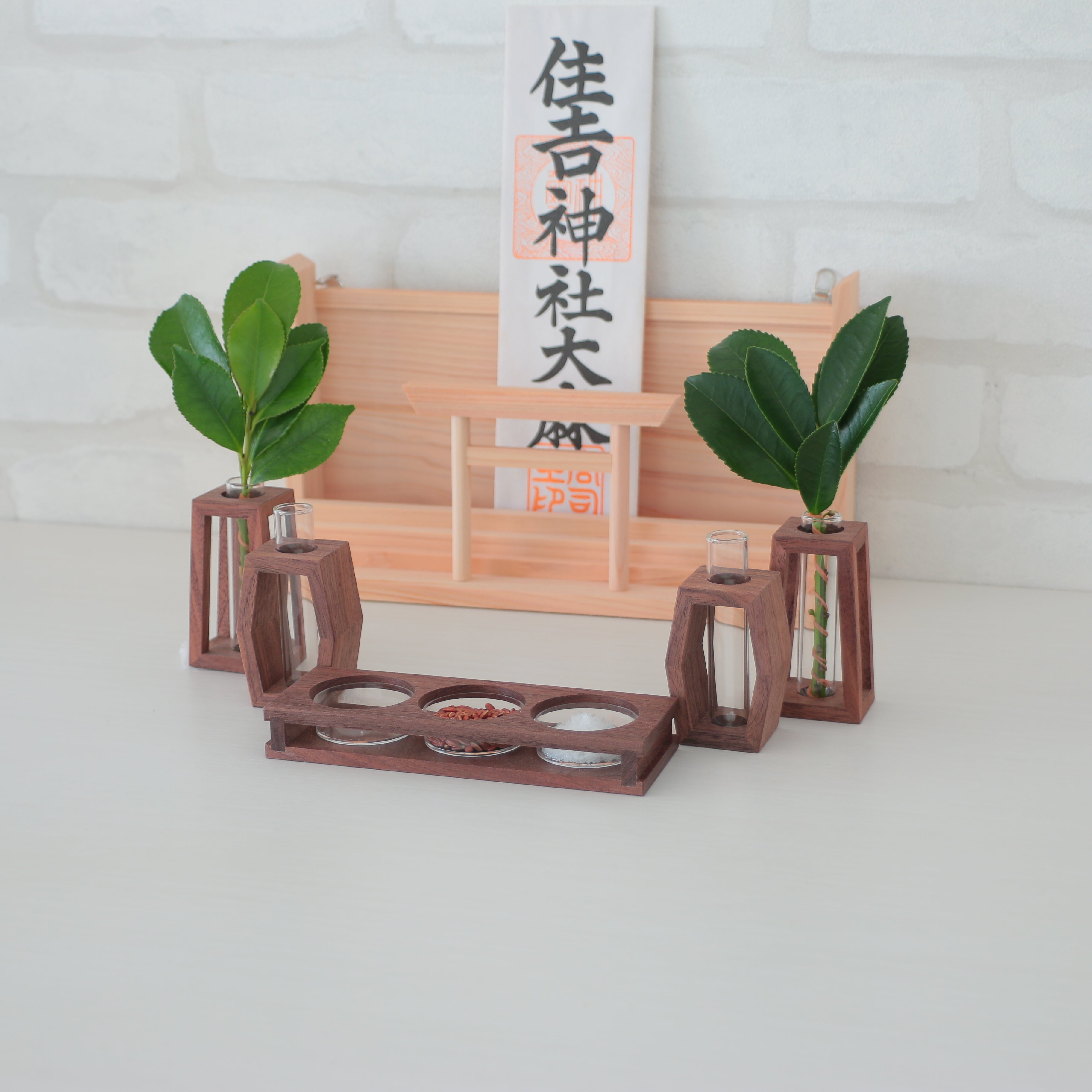 Kacomi walnut 神具セット