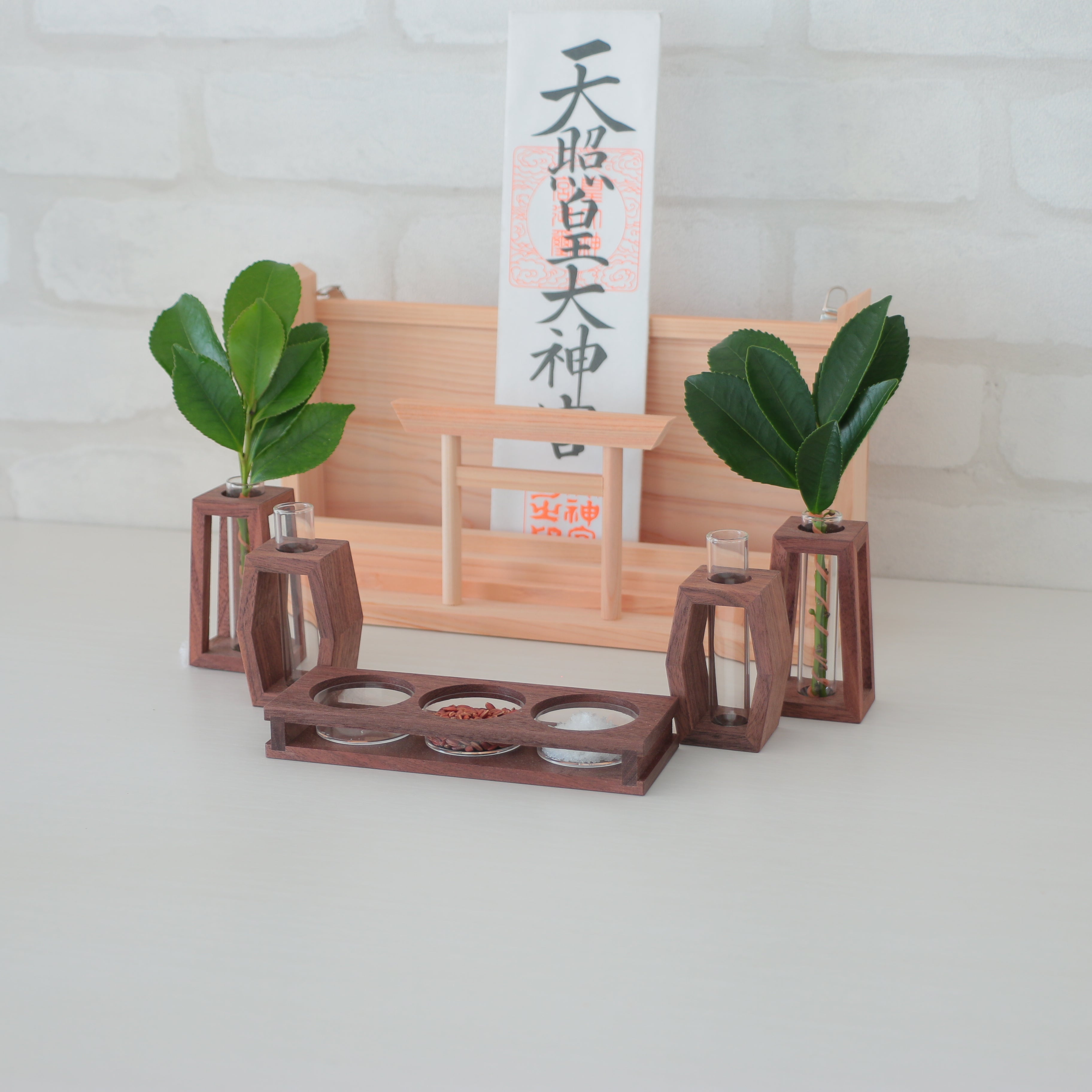 Kacomi walnut 神具セット