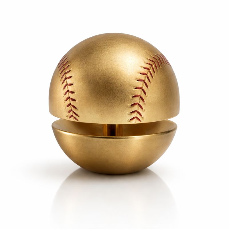 たまゆらりん 野球ボール 蒔絵入