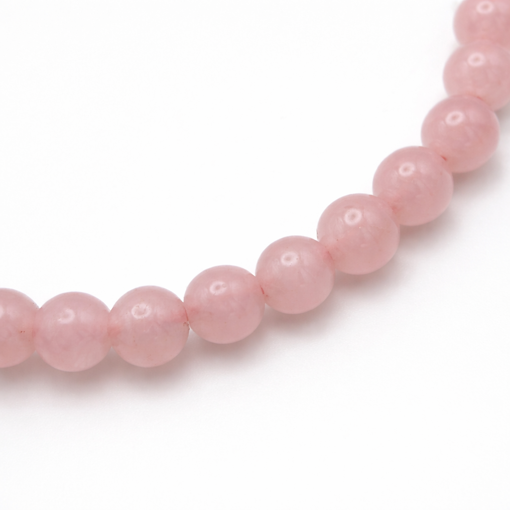 【人気の定番念珠】女性用 紅石英共仕立て念珠