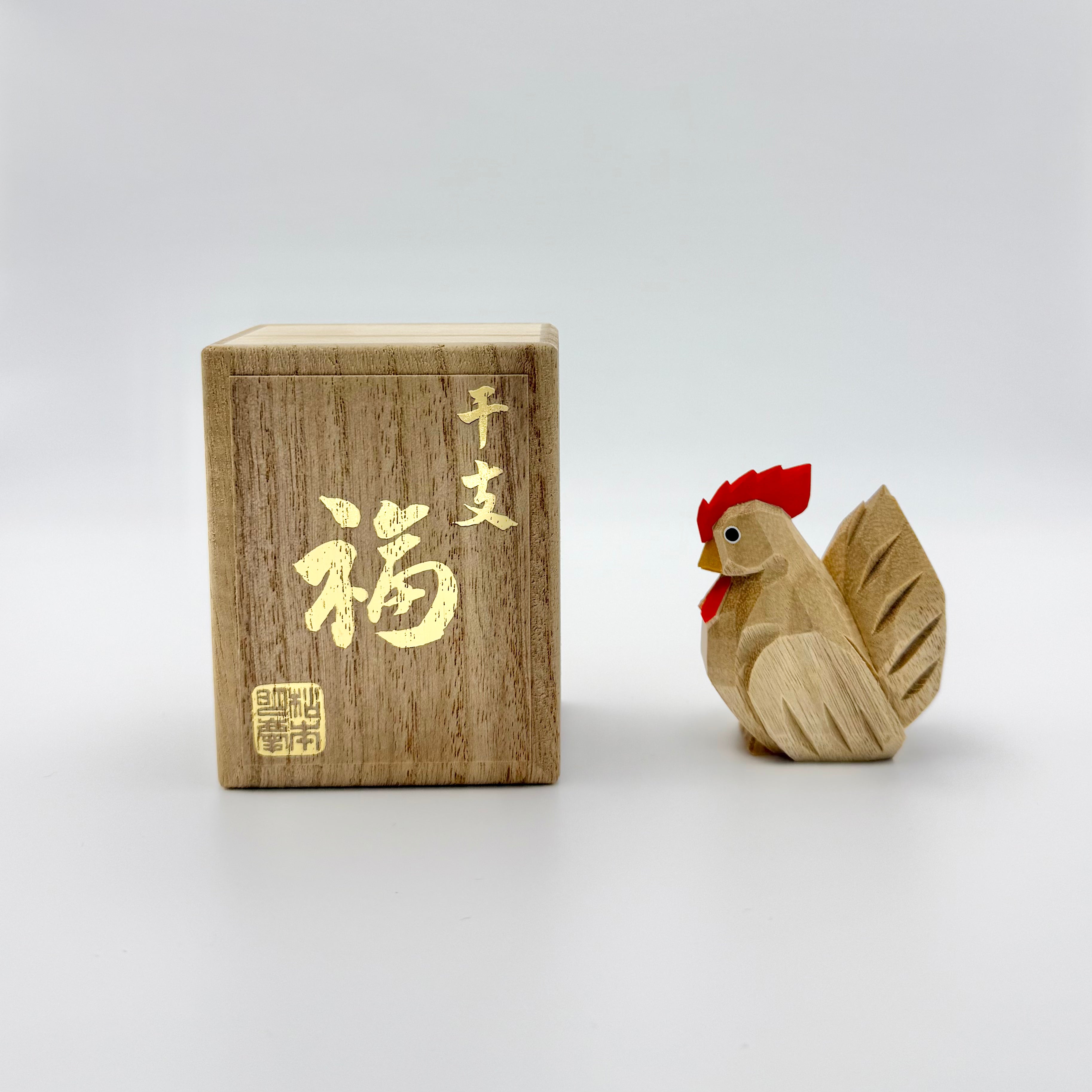 松本明慶工房 干支置物 酉 小